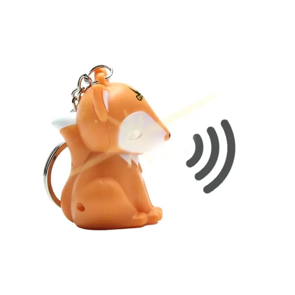 Fox LED Keychain