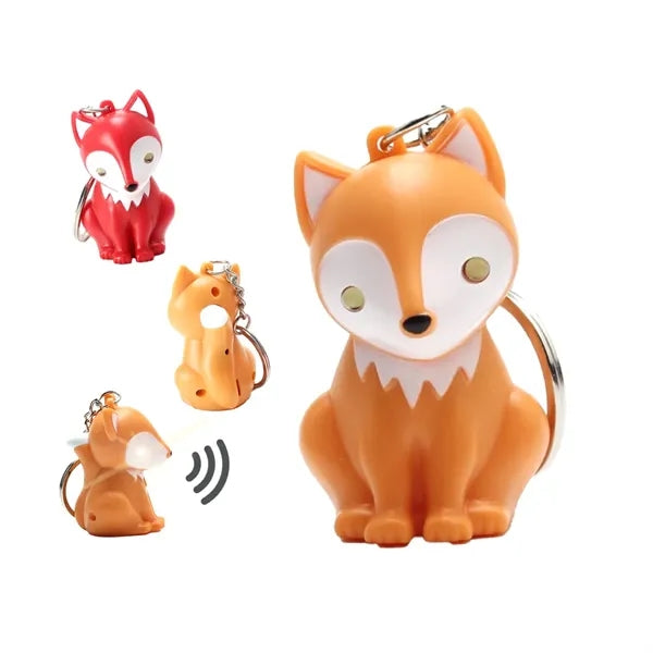 Fox LED Keychain