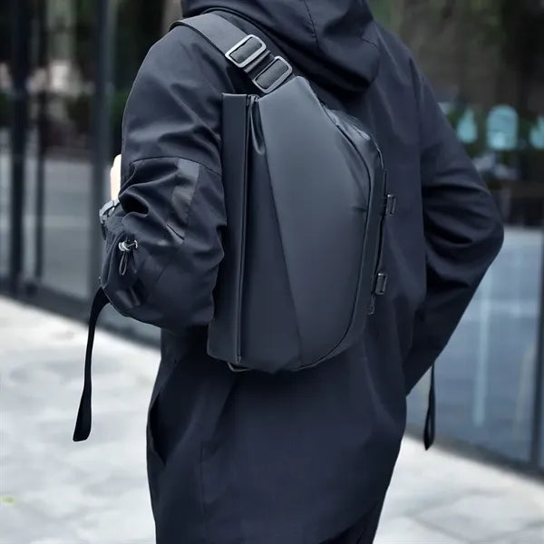 4 zippered pockets, travel running large crossbody bag