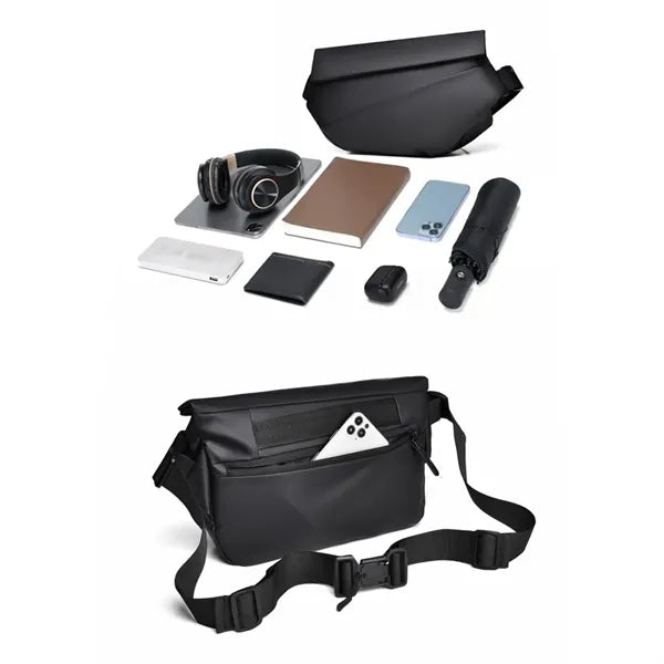 4 zippered pockets, travel running large crossbody bag