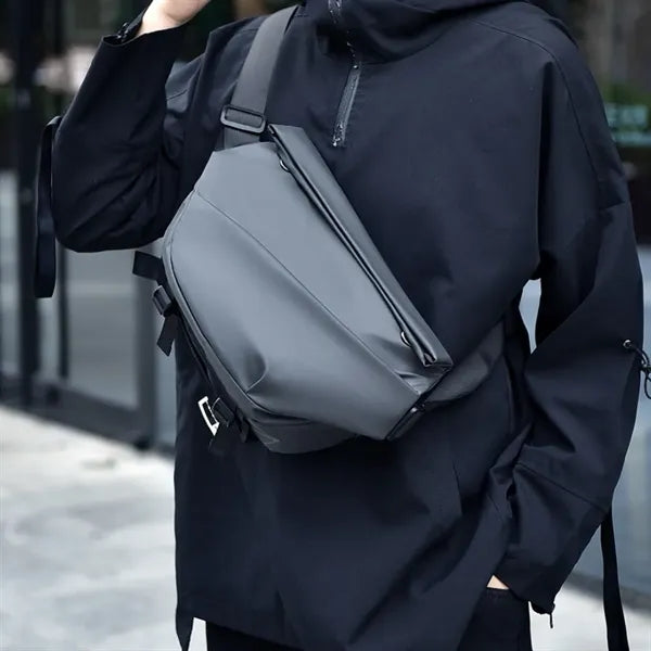 4 zippered pockets, travel running large crossbody bag