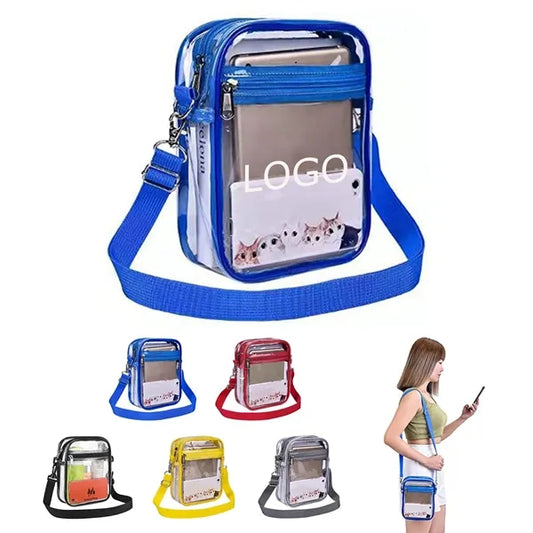 Clear PVC Messenger Bag
