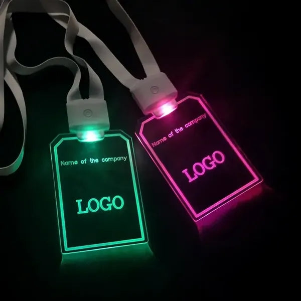 Lanyard ID Card with LED Light