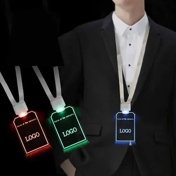 Lanyard ID Card with LED Light