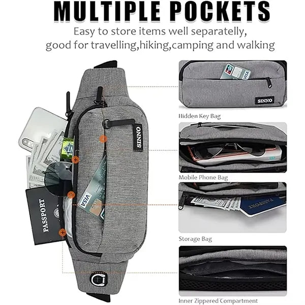 Crossbody Fanny Pack ,Waist Bag Carrying Case