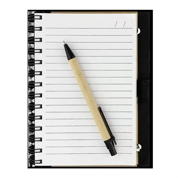 Recycled Solar Calculator with Pen, Notepad and Flags