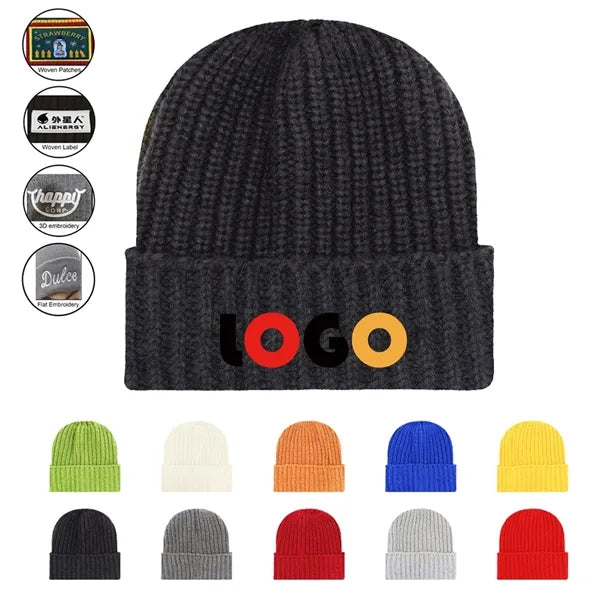 Premium Knitted Cuffed Winter Beanie