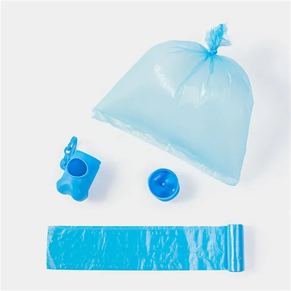 Bone shape outdoor pet Poop bag dispenser with plastic clip