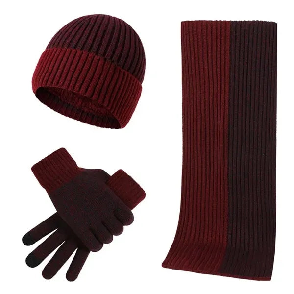 3 in 1 Hat Scarf Gloves Sets