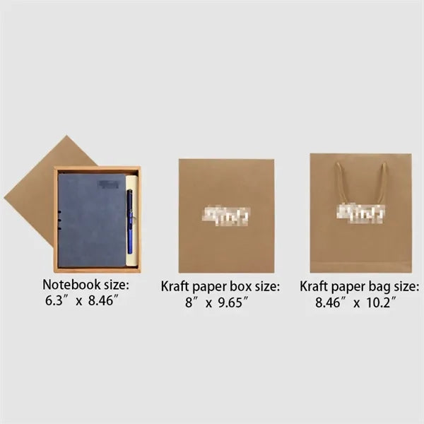 Premium Business Notebook and Pen Executive Gift Set