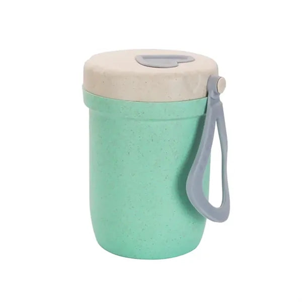 Wheat Straw Double-layer Breakfast Insulated Cup