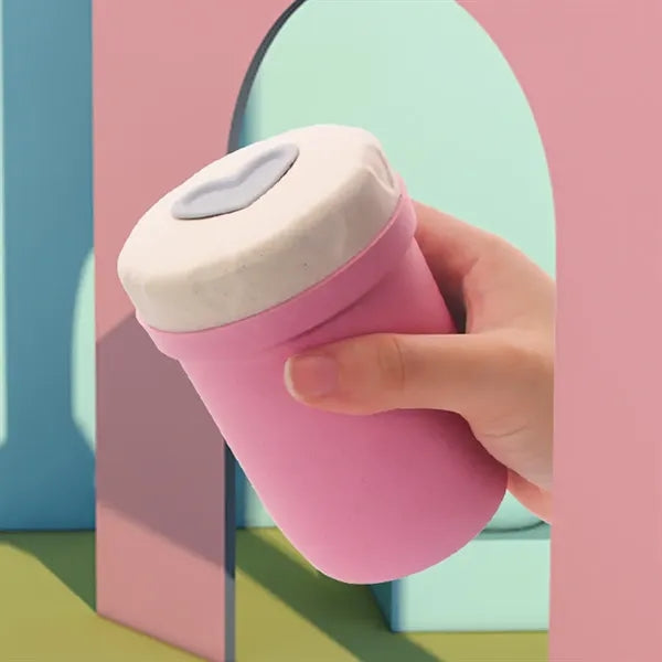 Wheat Straw Double-layer Breakfast Insulated Cup