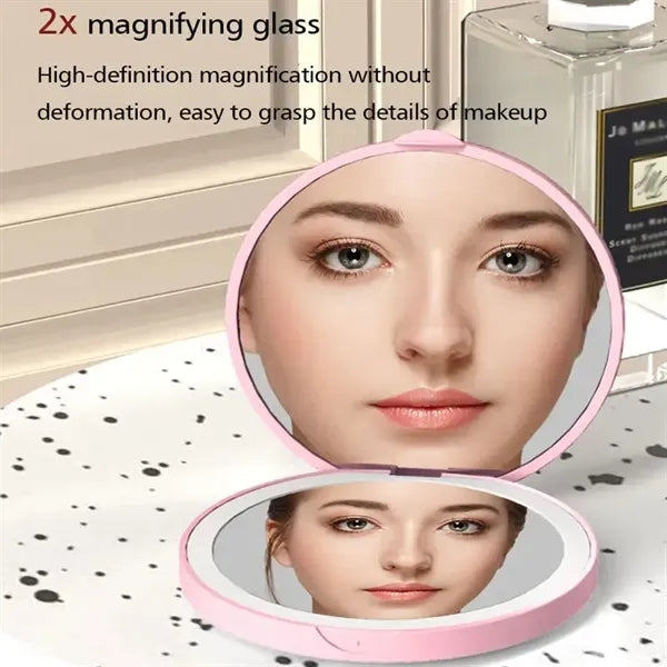 Round Travel Makeup Mirror For Comestic