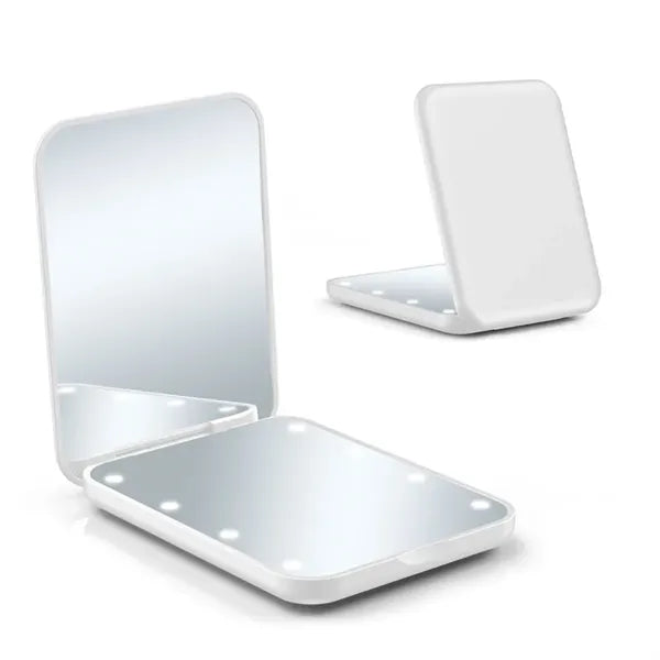Portable Lighted Travel Tabletop Cosmetic Makeup Mirror