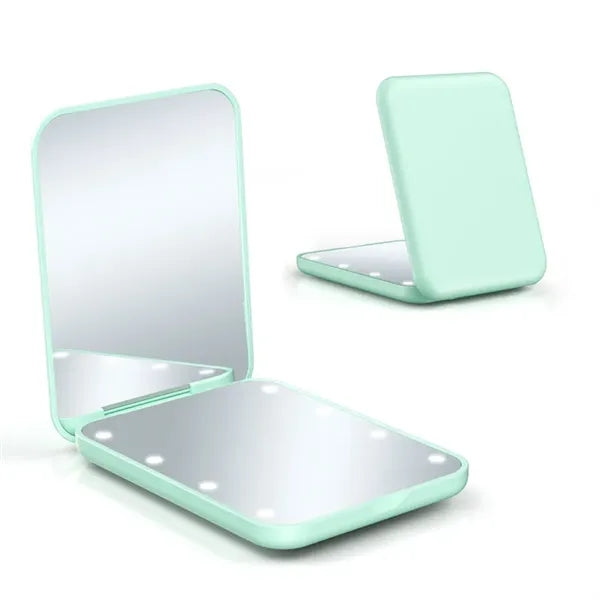 Portable Lighted Travel Tabletop Cosmetic Makeup Mirror