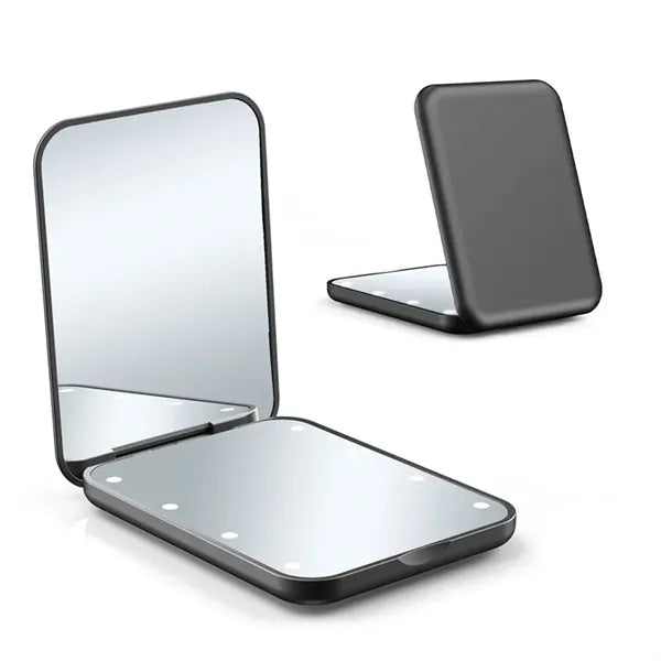 Portable Lighted Travel Tabletop Cosmetic Makeup Mirror