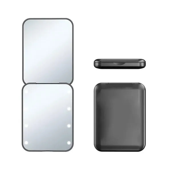 Portable Lighted Travel Tabletop Cosmetic Makeup Mirror