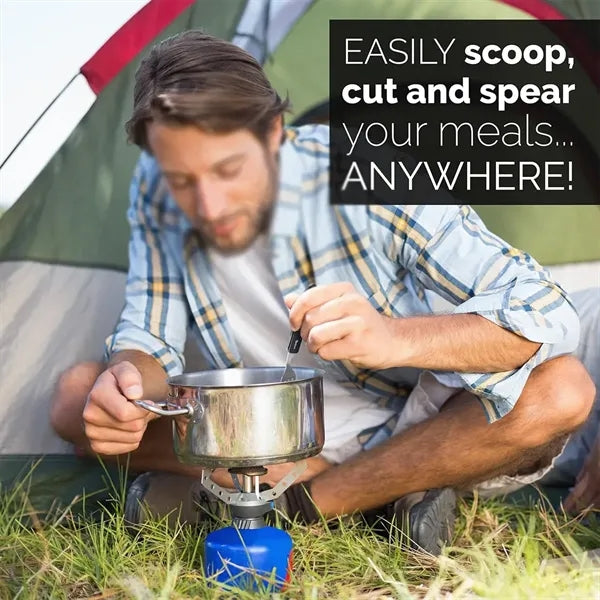 Multifunctional Camping Stainless Steel Cutlery Set
