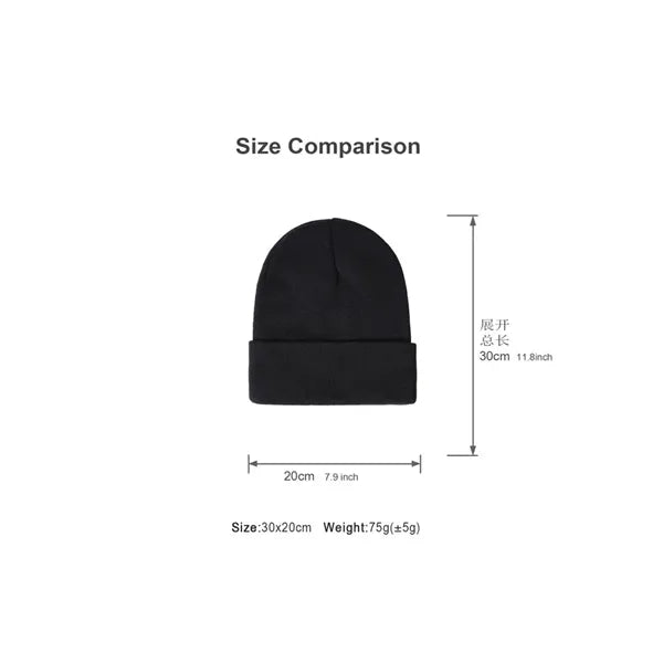 Winter Pill-Resistant Knitted Beanie