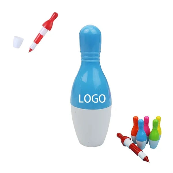 Funny Bowling-shaped Retractable Ballpoint Pen