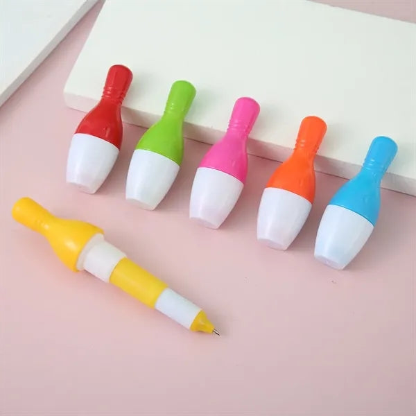 Funny Bowling-shaped Retractable Ballpoint Pen
