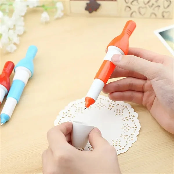 Funny Bowling-shaped Retractable Ballpoint Pen