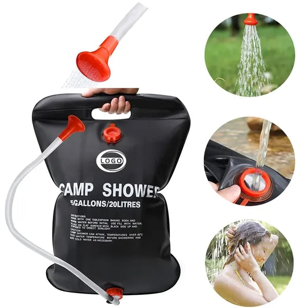 20 L Solar Outdoor Bath Water Bag Camping Equipment