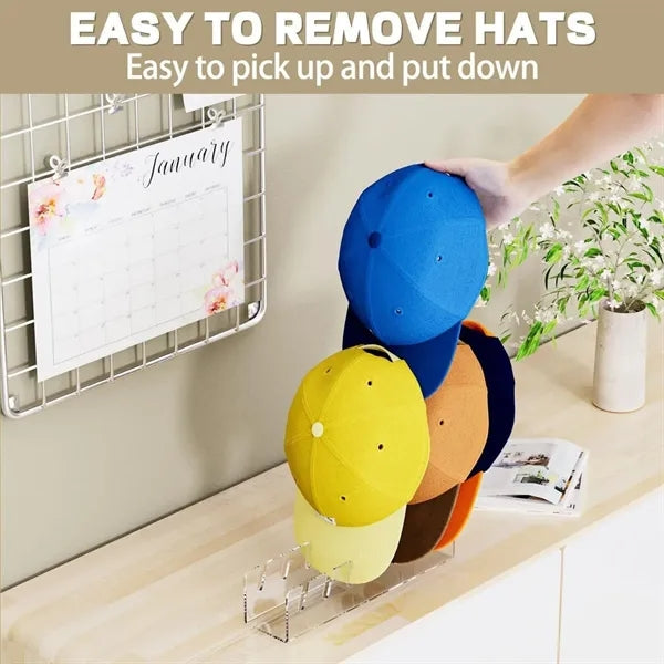 Acrylic Hat Transparent Storage Rack Require No Installation