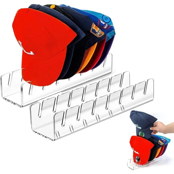 Acrylic Hat Transparent Storage Rack Require No Installation