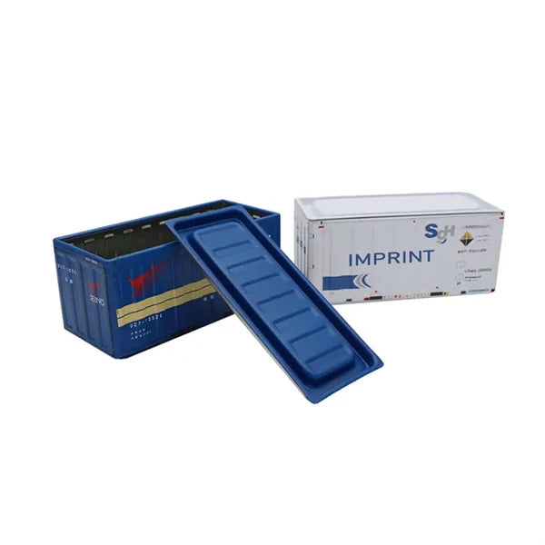 Shipping Container Tin Box
