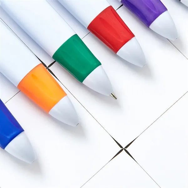 4 in 1 Retractable Shuttle Multicolored Ballpoint Pen