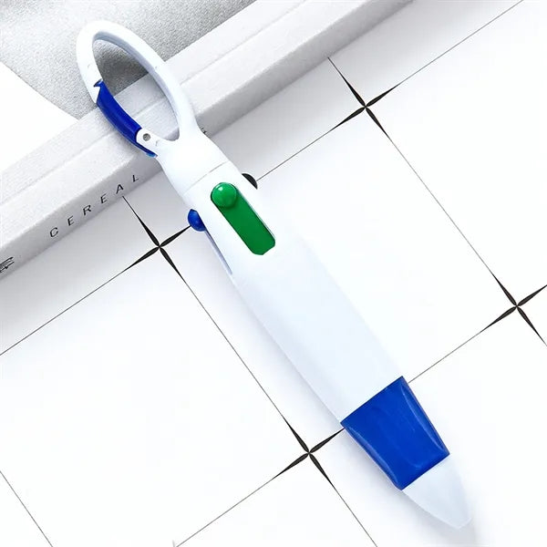 4 in 1 Retractable Shuttle Multicolored Ballpoint Pen