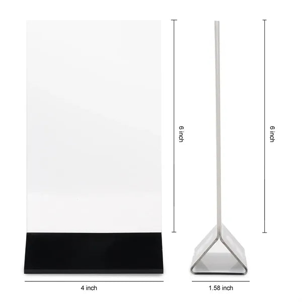 Double-Sided Acrylic Sign Holder(4"X6")