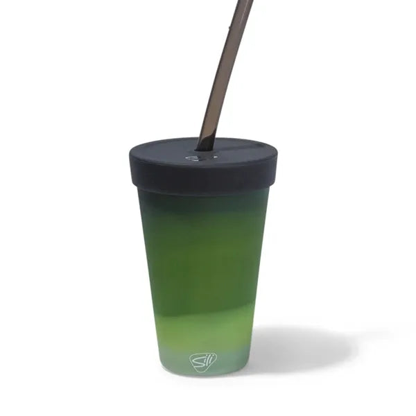 16 oz Silicone Straw Tumbler