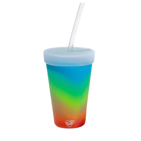 16 oz Silicone Straw Tumbler
