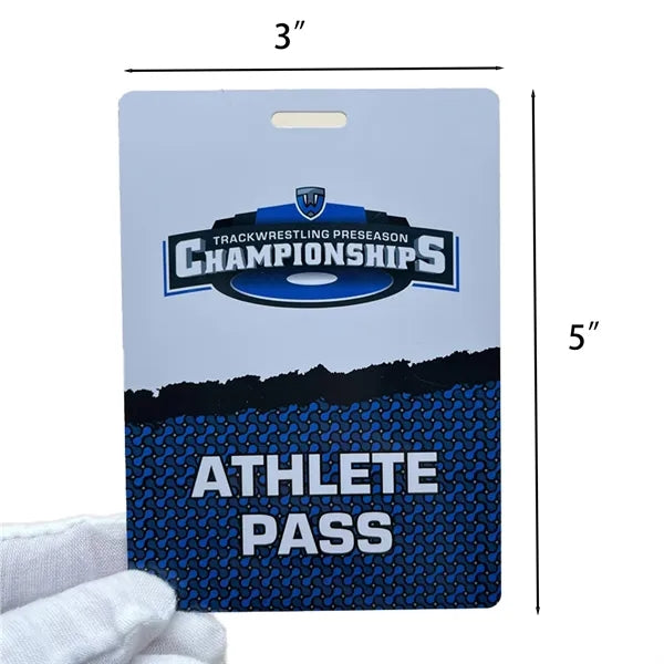 Full Color Laminated Credential Badge