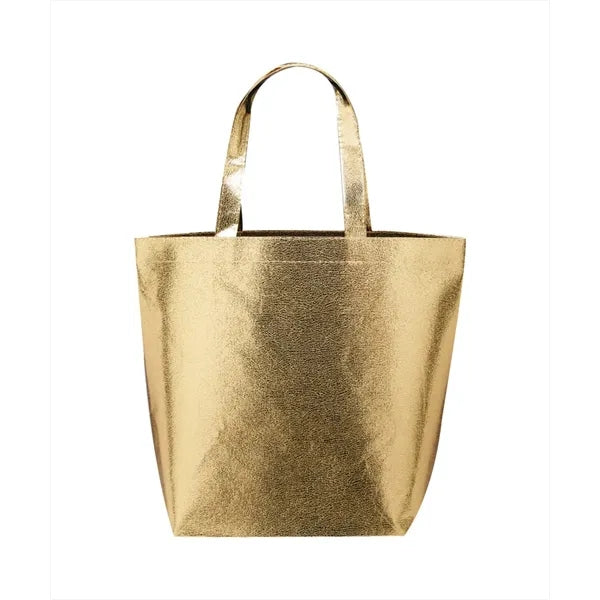 Union Printed - New Castle Non-woven Metallic Tote Bags