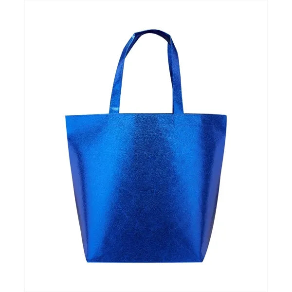 Union Printed - New Castle Non-woven Metallic Tote Bags