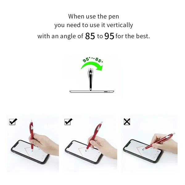2-In-1 Stylus Pens Office Ballpoint School Supplies
