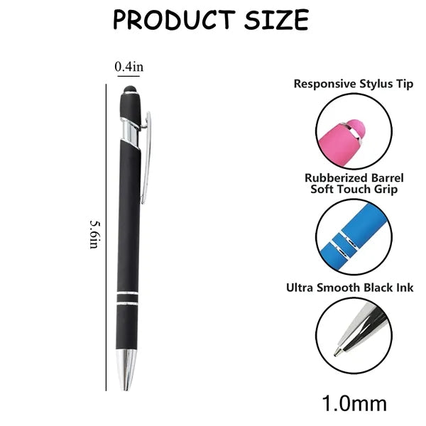 Ballpoint Pen With Stylus Tip 1.0mm School Supplies