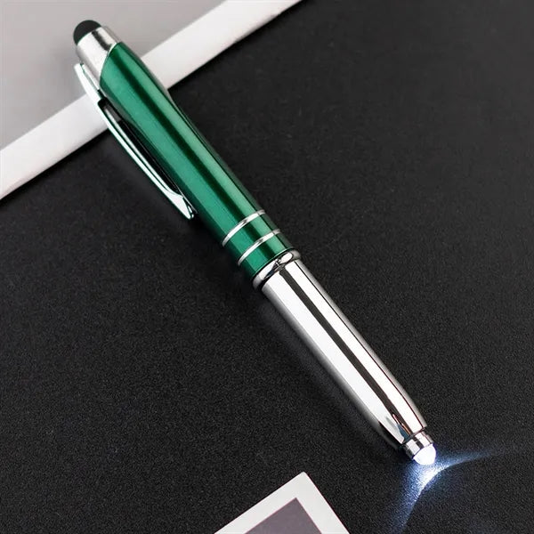 3 in 1 Touch Ballpoint Pen Led Light Stylus