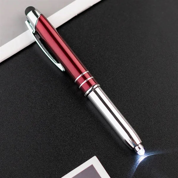 3 in 1 Touch Ballpoint Pen Led Light Stylus