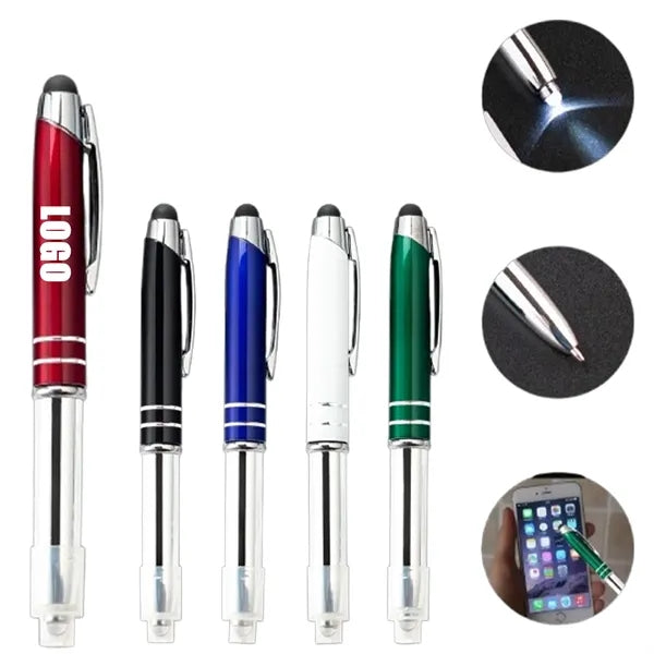 3 in 1 Touch Ballpoint Pen Led Light Stylus