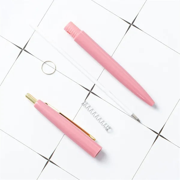 Click Ballpoint Pen Plastic School Office Supplies