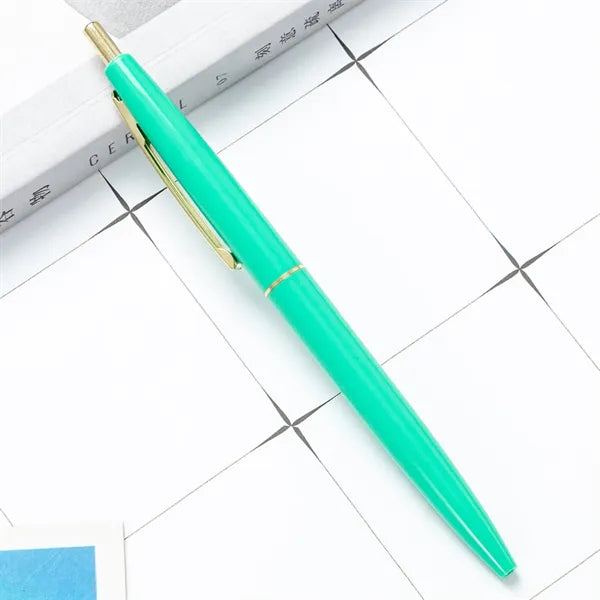 Click Ballpoint Pen Plastic School Office Supplies
