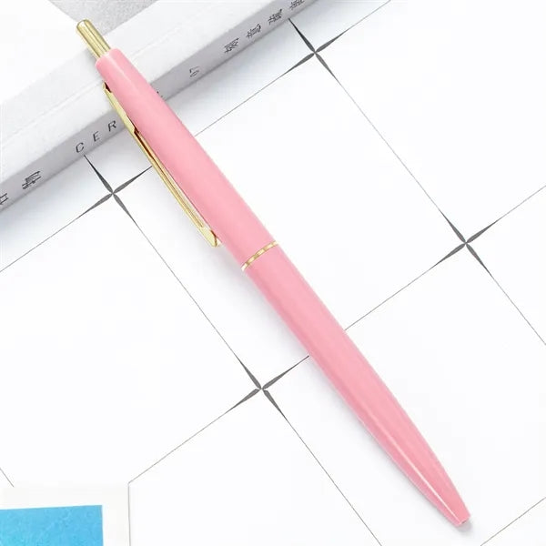 Click Ballpoint Pen Plastic School Office Supplies