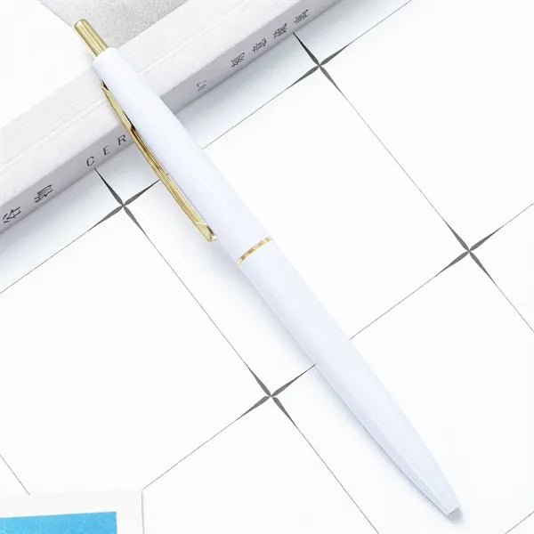 Click Ballpoint Pen Plastic School Office Supplies