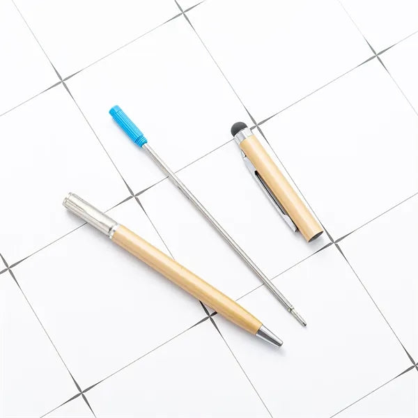 2 in 1 Stylus Pens Custom Ballpoint Office Supplies