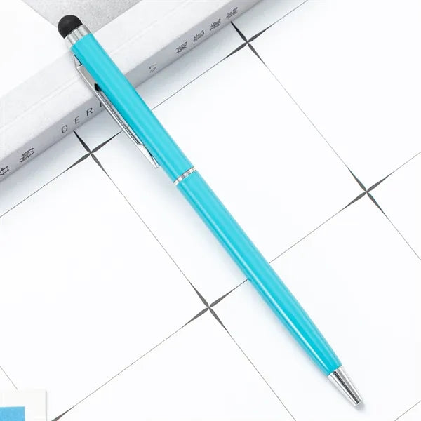 2 in 1 Stylus Pens Custom Ballpoint Office Supplies