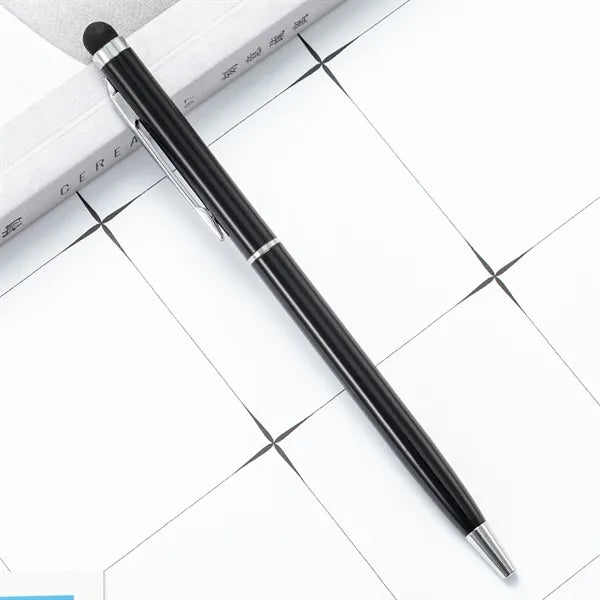 2 in 1 Stylus Pens Custom Ballpoint Office Supplies